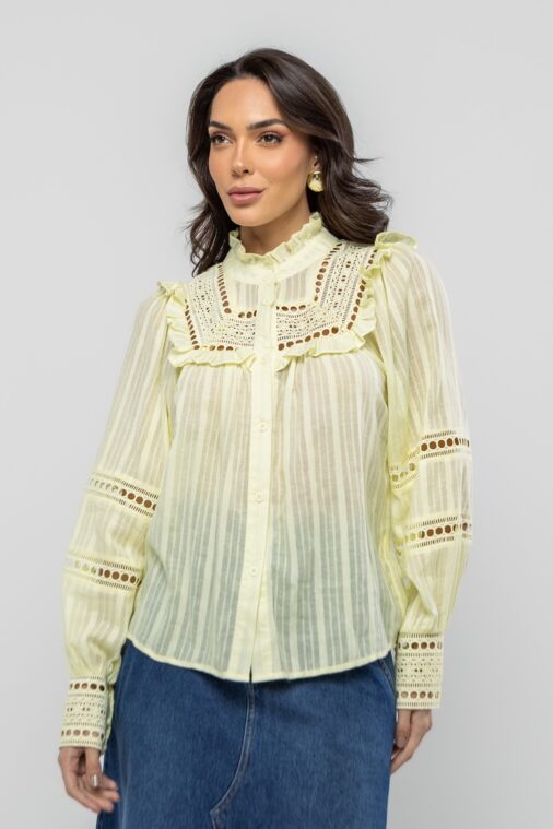 Camisa Amanda amarela 1